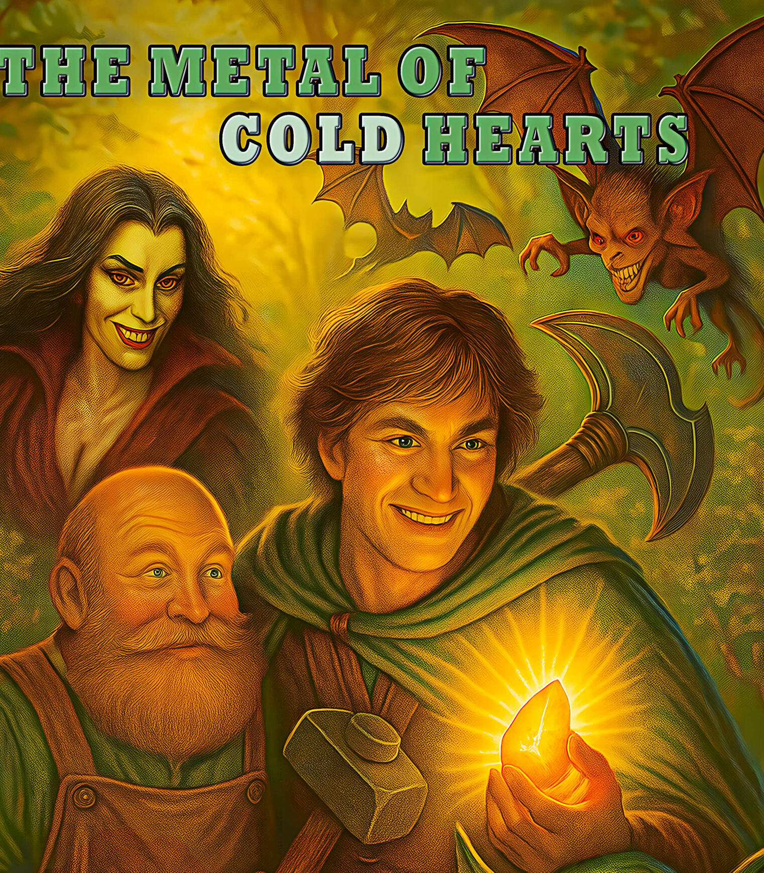 The Metal of Cold Hearts. A 2–3 session dnd 5 adventure. Ideal for players who enjoy moral dilemmas, weird magic, and non-linear quests.
